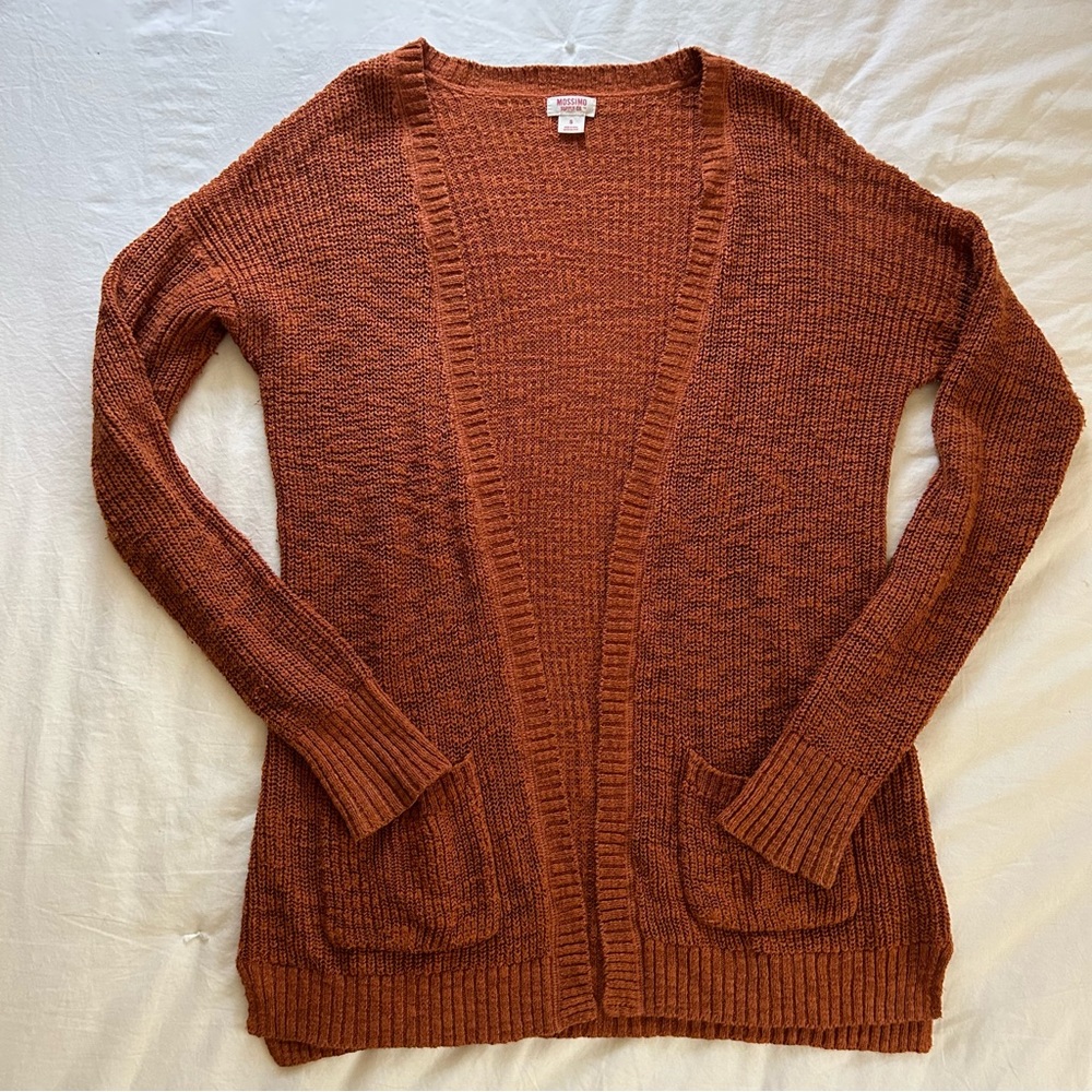 Rust Colored Cardigan - Picture 2 of 2